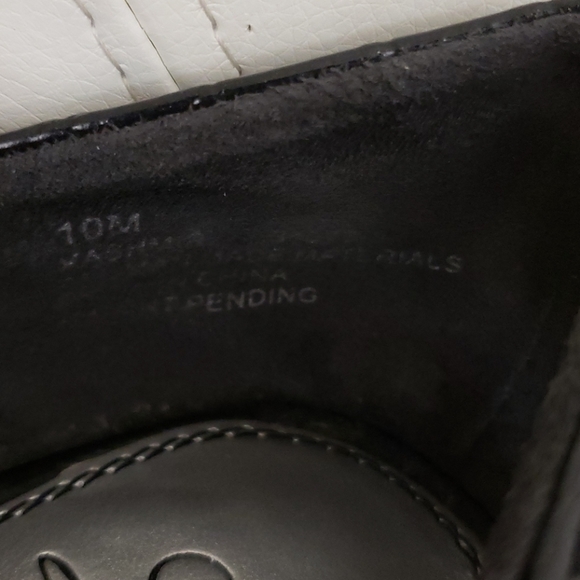 Life Stride Embossed Bowed Pointy Toe Pump BLK 10M - Picture 7 of 7